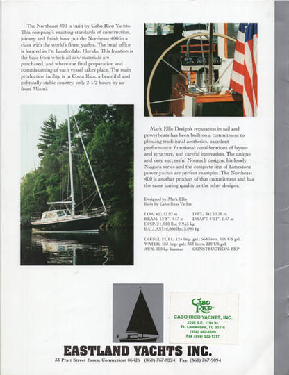 Cabo Rico Northeast 400 Brochure