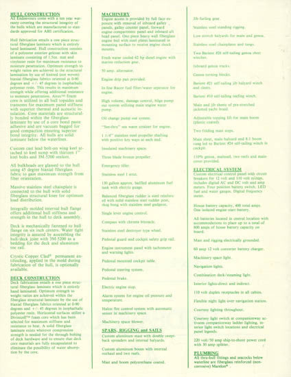 Endeavour 45 Specification Brochure