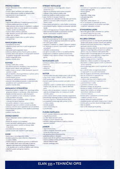 Elan 333 Specification Brochure