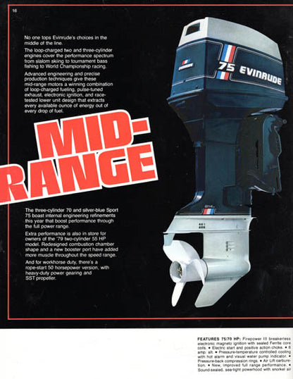 Evinrude 1979 Outboard Brochure