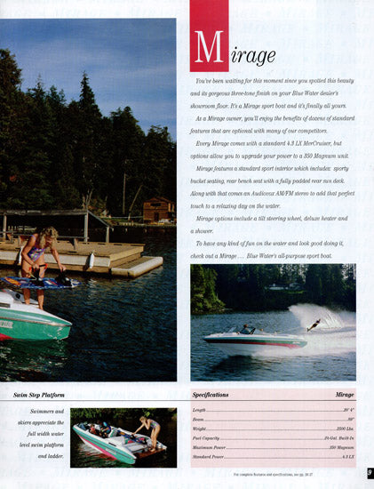 Bluewater 1994 Brochure