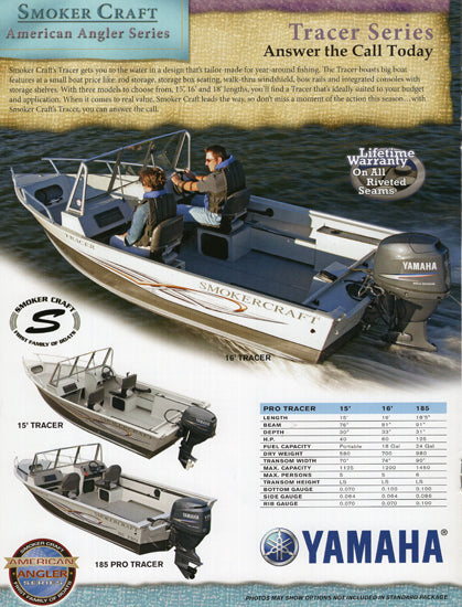 Smoker Craft 2007 American Angler Series Brochure