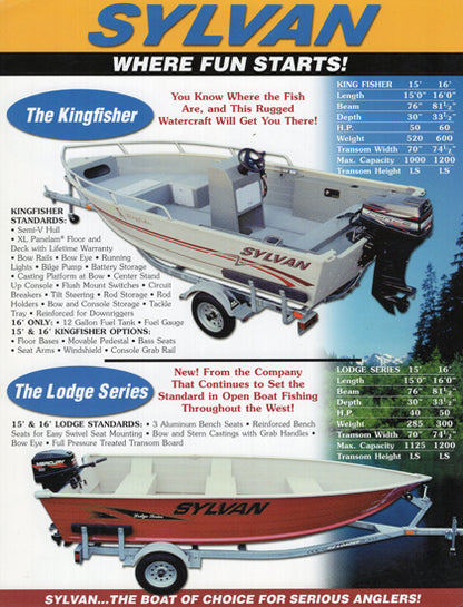 Sylvan Shadow, Kingfisher & Lodge Brochure