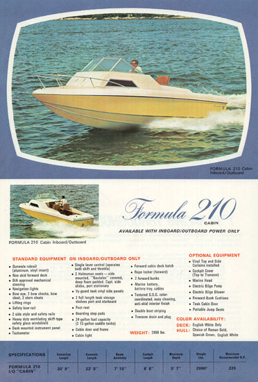 Formula 1960s Brochure