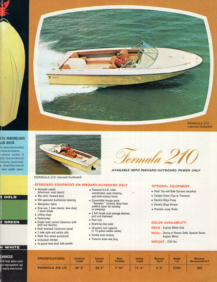 Formula 1960s Brochure