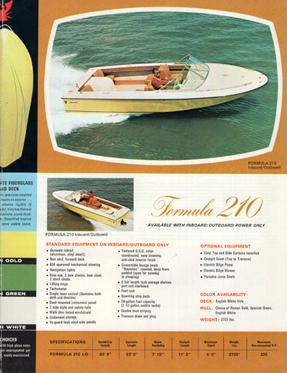 Formula 1960s Brochure