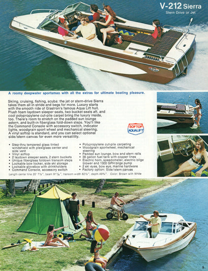 Glastron 1974 Brochure