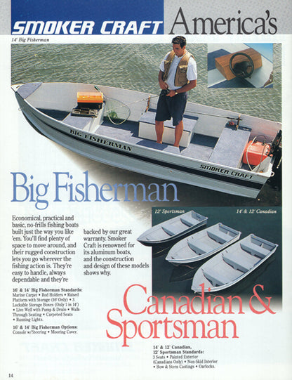 Smoker Craft 1993 Brochure