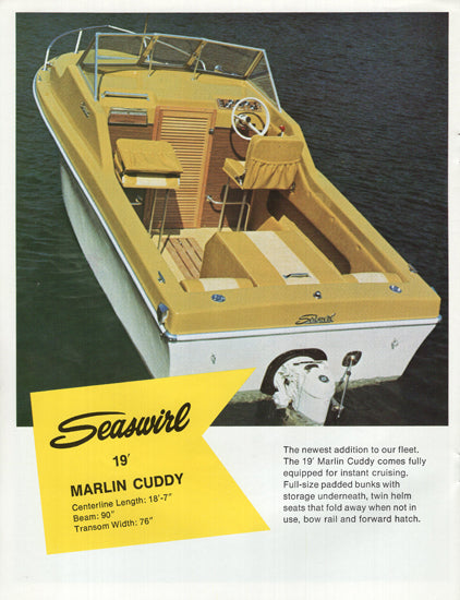 Seaswirl 1971 Brochure