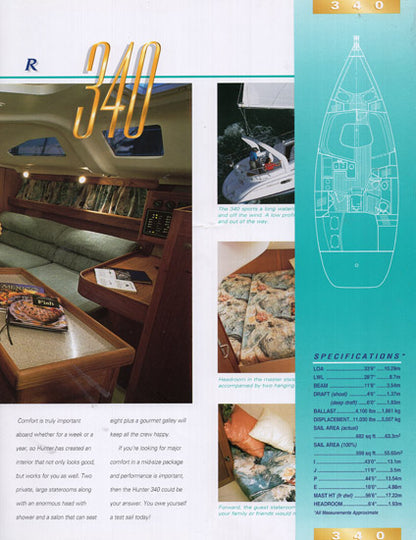 Hunter 340 Brochure