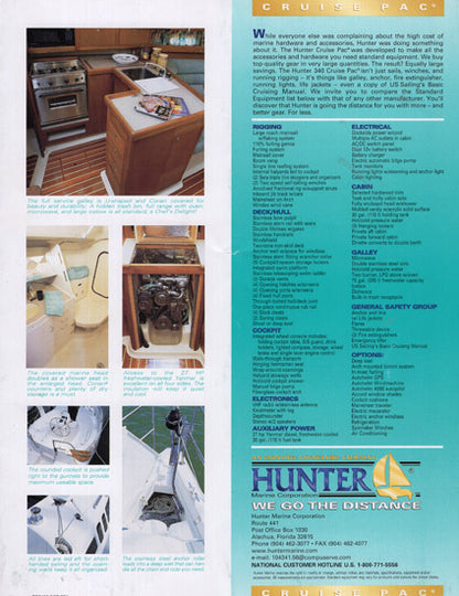 Hunter 340 Brochure