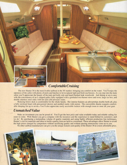Hunter 30 Brochure