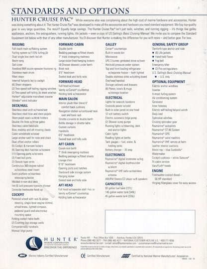 Hunter 410 Brochure