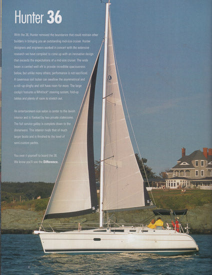 Hunter 306, 33, 36 & 386 Brochure