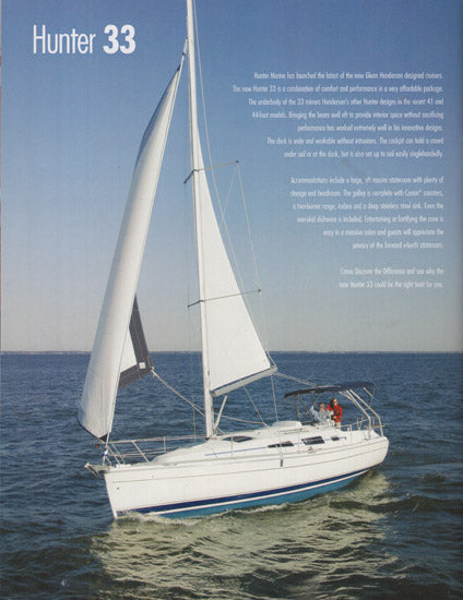 Hunter 306, 33, 36 & 386 Brochure