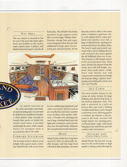 Island Packet 380 Launch Brochure