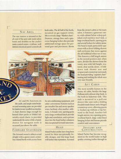 Island Packet 380 Launch Brochure