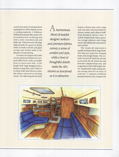 Island Packet 40 Launch Brochure