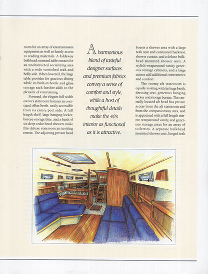 Island Packet 40 Launch Brochure