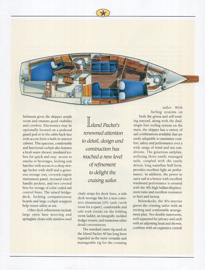 Island Packet 40 Launch Brochure