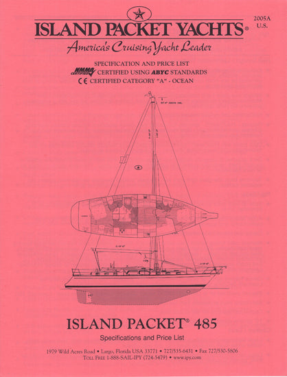 Island Packet 485 Specification Brochure