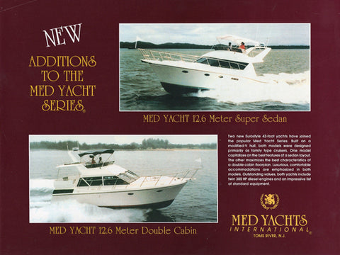 Med Yachts 1995 Brochure