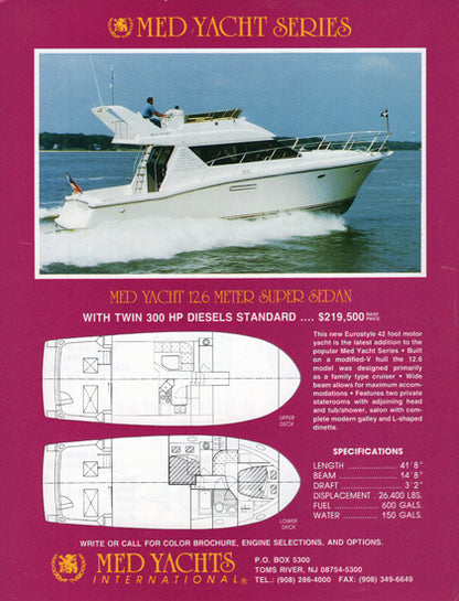 Med 12.6 Super Sedan Brochure