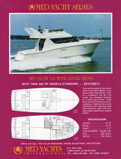 Med 12.6 Super Sedan Brochure