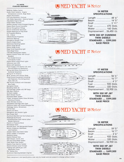 Med 12.6 Super Sedan Brochure