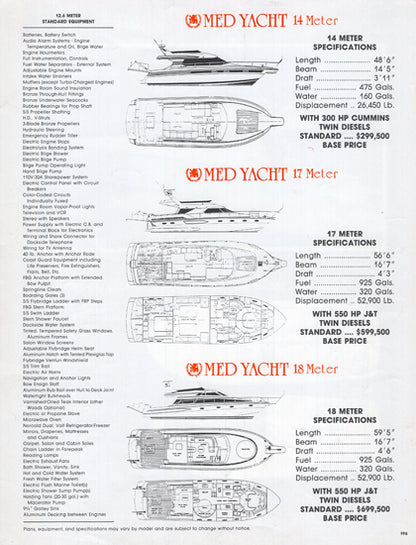 Med 12.6 Super Sedan Brochure