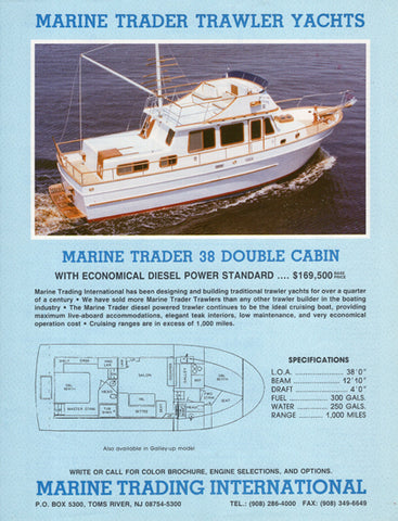Marine Trader 38 Double Cabin Brochure