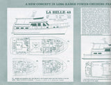 La Belle 1986 Motor Yacht Brochure