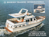 La Belle 1986 Motor Yacht Brochure