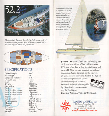 Jeanneau 2000s Sail Brochure