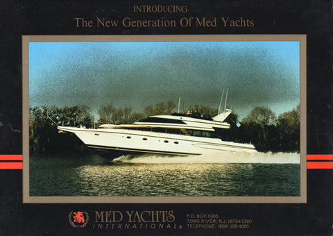 Med Yachts 1990 Brochure