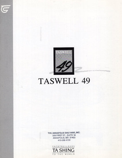 Taswell 49 Specification Brochure