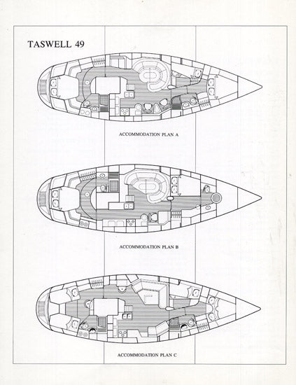 Taswell 49 Specification Brochure