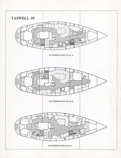 Taswell 49 Specification Brochure