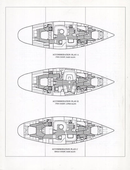 Taswell 58 All Season Specification Brochure