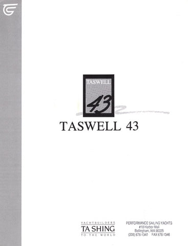 Taswell 43 Specification Brochure