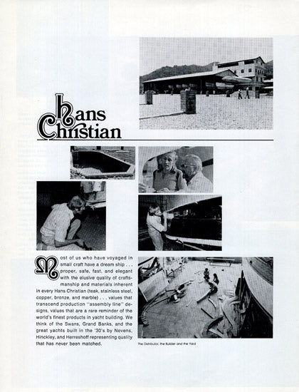 Hans Christian 33 Brochure