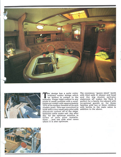Hans Christian 38 Mark II Brochure