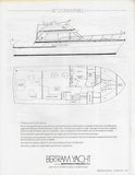 Bertram 42 Convertible Specification Brochure