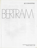 Bertram 42 Convertible Specification Brochure