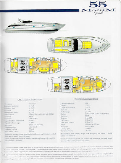 Sarnico Maxim 55 Special Brochure