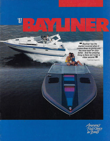 Bayliner 1987 Abbreviated Brochure