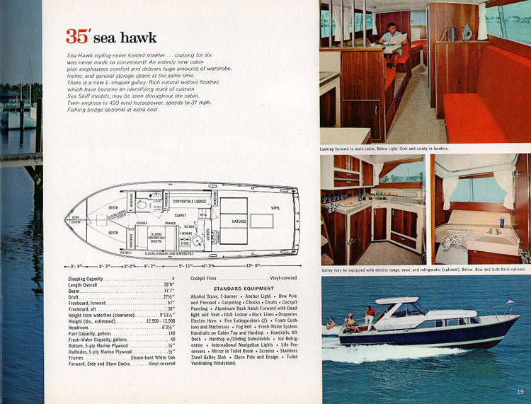 Chris Craft 1965 Sea Skiff Brochure – SailInfo I boatbrochure.com