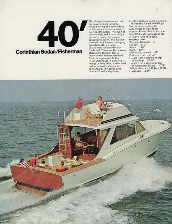 Chris Craft 1969 Sea Skiff Brochure