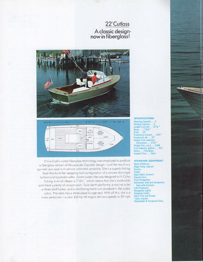 Chris Craft 1969 Cavalier Brochure