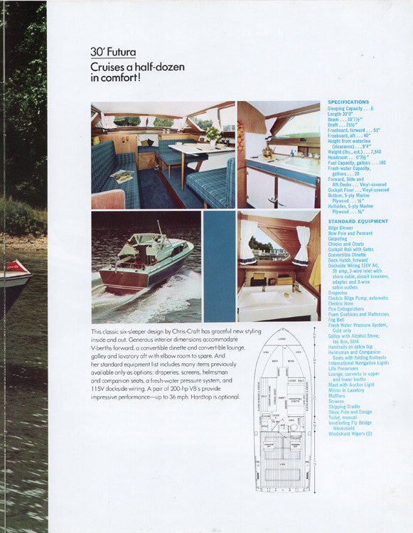 Chris Craft 1969 Cavalier Brochure